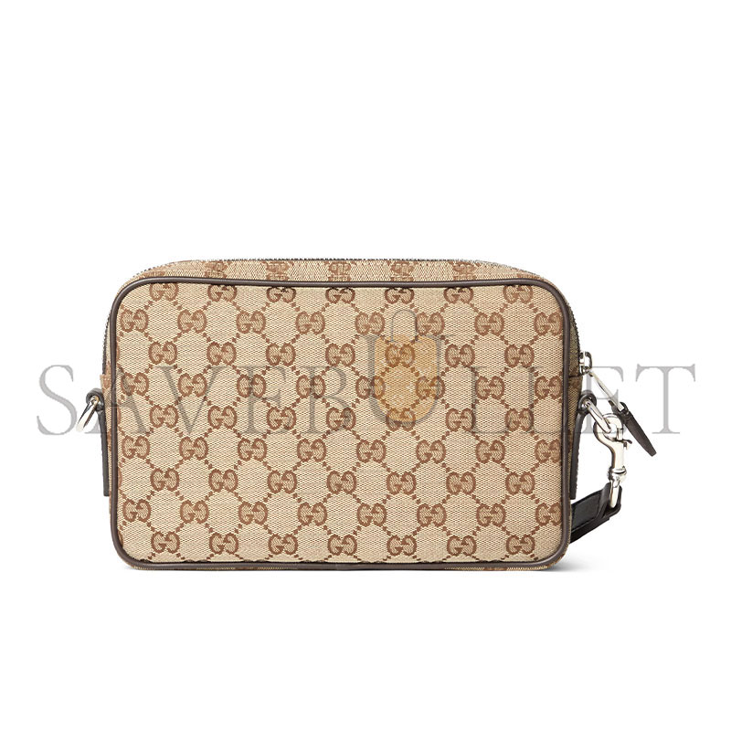 GUCCI GG CANVAS SMALL CROSSBODY BAG 834802 (23*15*5cm) GUCCI GG CANVAS SMALL CROSSBODY BAG 834802 (23*15*5cm)
